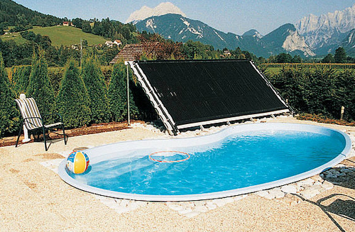 Солнечный нагреватель для бассейна
